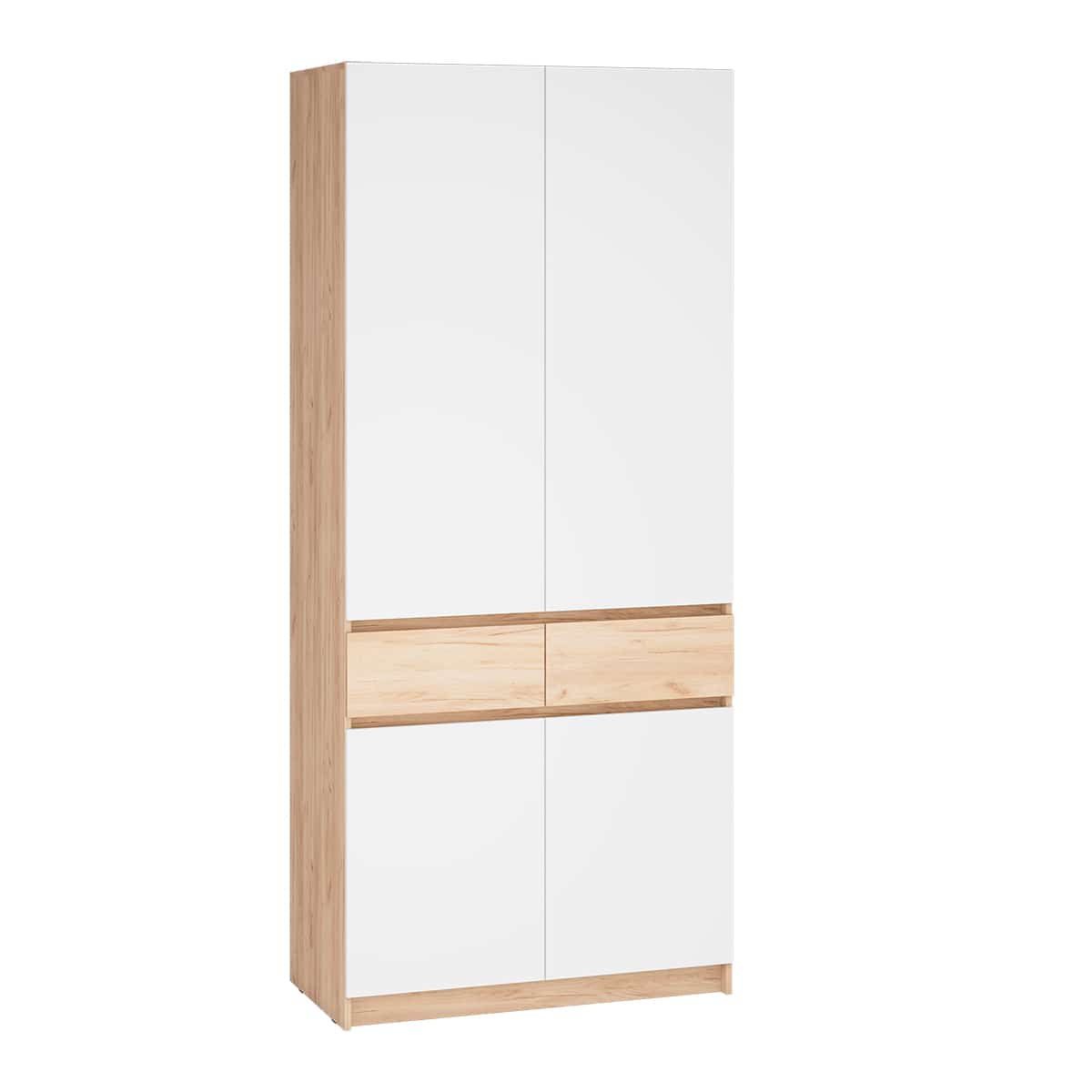 СТОУБИ (дуб крафт золотой/глянец белый) - фото 1