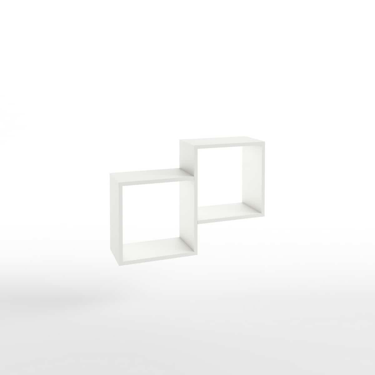 ПОЛКА №3 (686*200*489 ММ) (белый шагрень) - фото 1