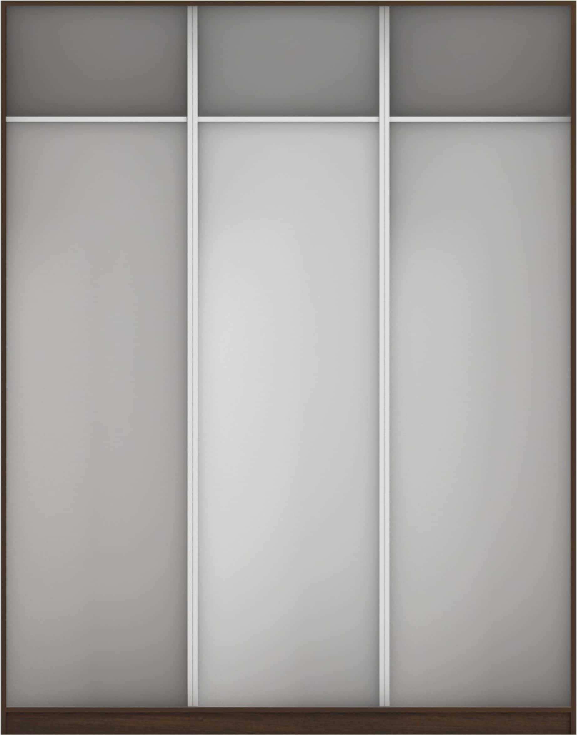 КОРПУС ШКАФА 1800*600*2300 ММ С АНТРЕСОЛЬНЫМИ ПОЛКАМИ (Корпус: ВЕНГЕ ТЕМНЫЙ, Наполнение: БЕЛЫЙ шагрень) - фото 3