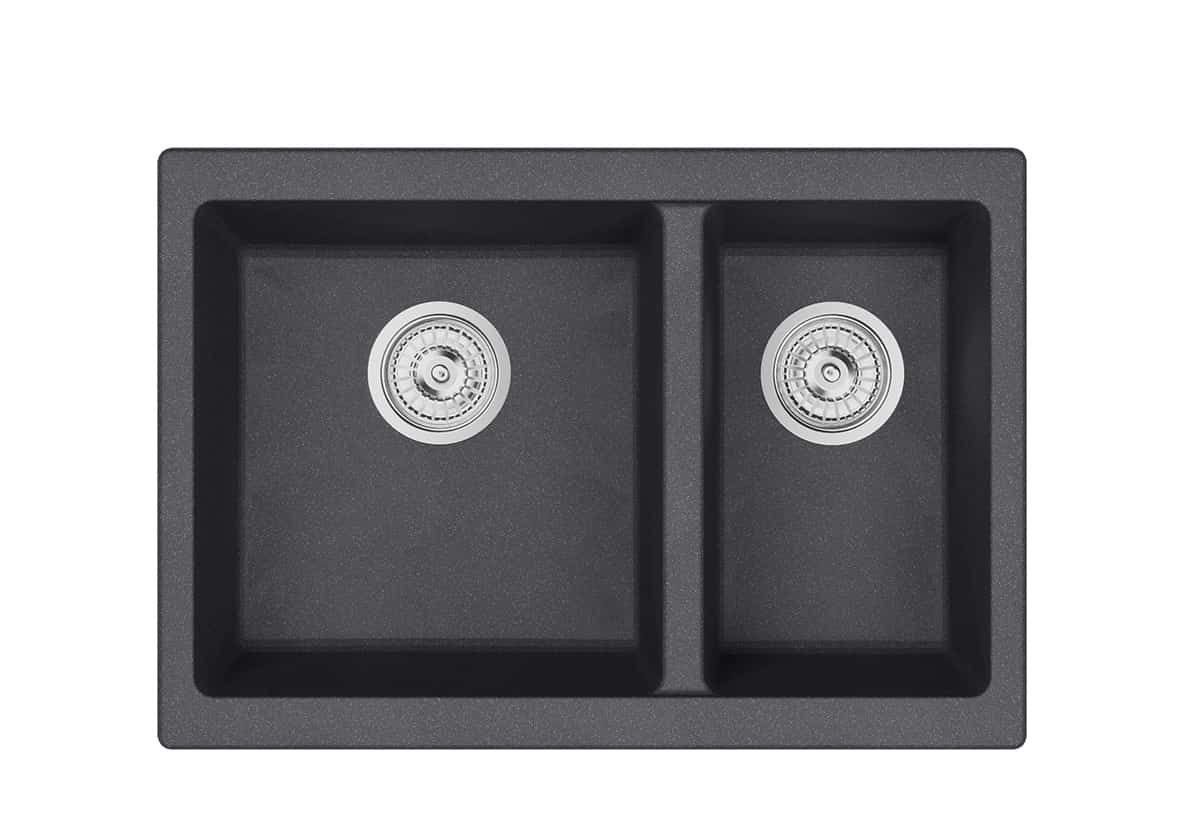 EMAR ГРАНИТ EMQ-2665.PL МОЙКА ВРЕЗНАЯ 665*460 (морион) - фото 1