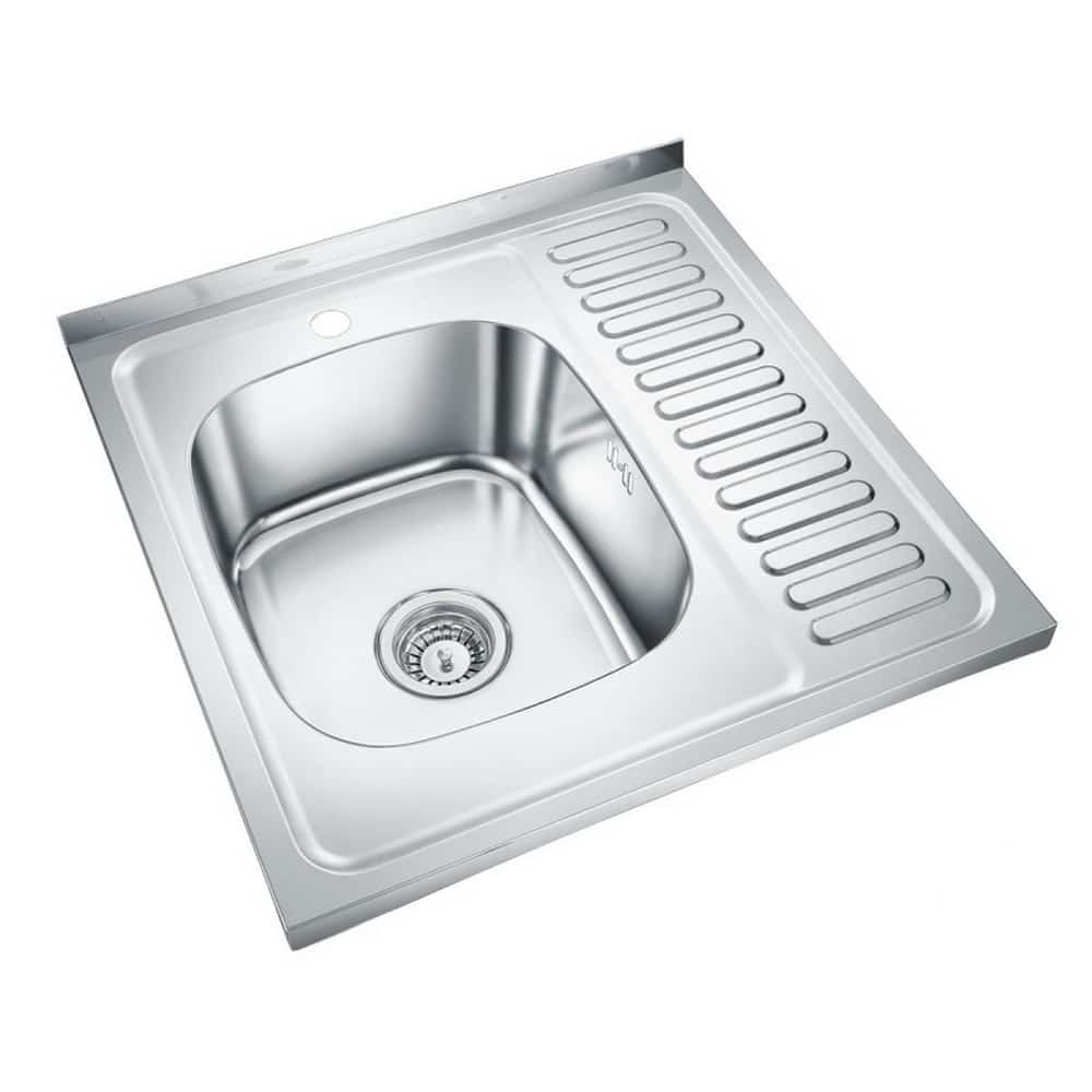 EMAR, мойка накладная 600*600мм (арт. T6060LQ) (чаша выпуска, система слива) - фото 1