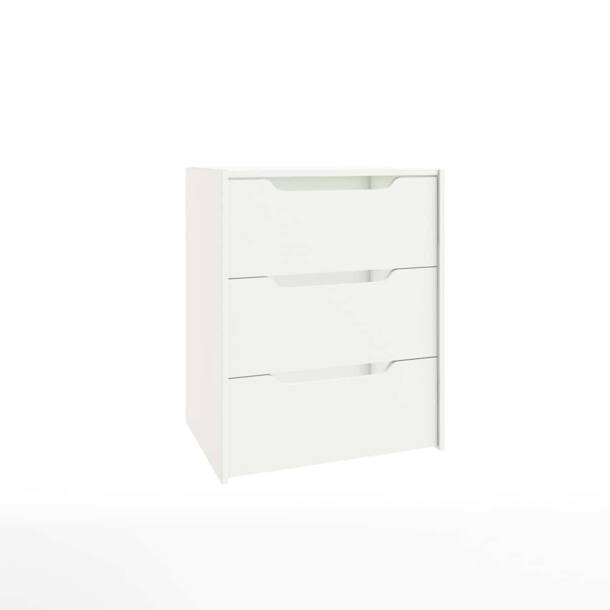 БЛОК ЯЩИКОВ ДЛЯ СЕКЦИИ 568*439 ММ (3 ЯЩ.) РАСКОМПЛЕКТ (600) (белый шагрень) - фото 2