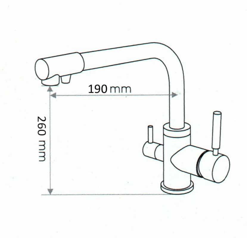 EMAR ECB-3003 PVD, СМЕСИТЕЛЬ (Медь (PVD Nano Coppery)) - фото 2