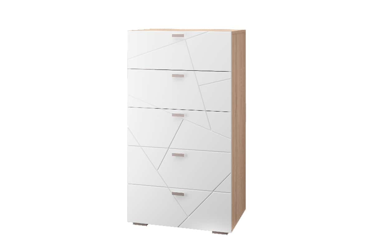 СКАЙЛАЙН (дуб сонома светлый/ белый шагрень) - фото 1