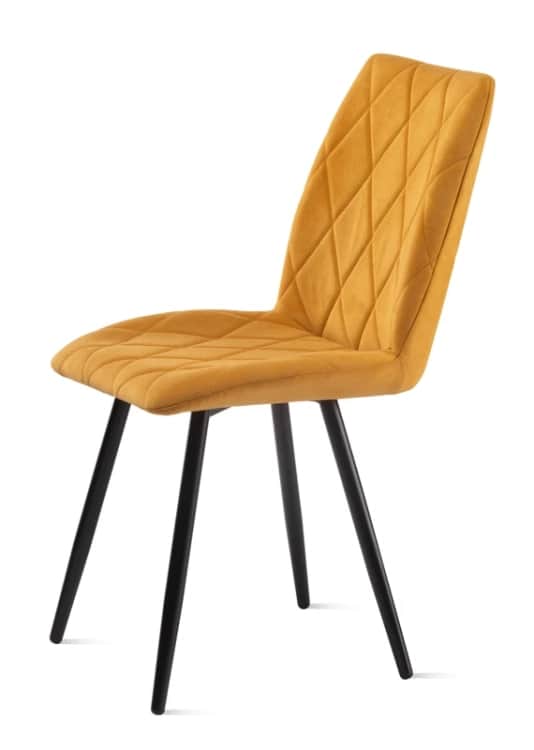 ОМЕГА, Текстиль велюр LEONARDO 14 (серый) / Цвет краски: Черная матовая (муар), норма