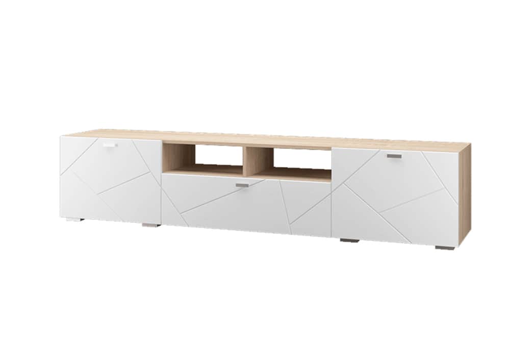 СКАЙЛАЙН, дуб сонома светлый/белый шагрень, норма