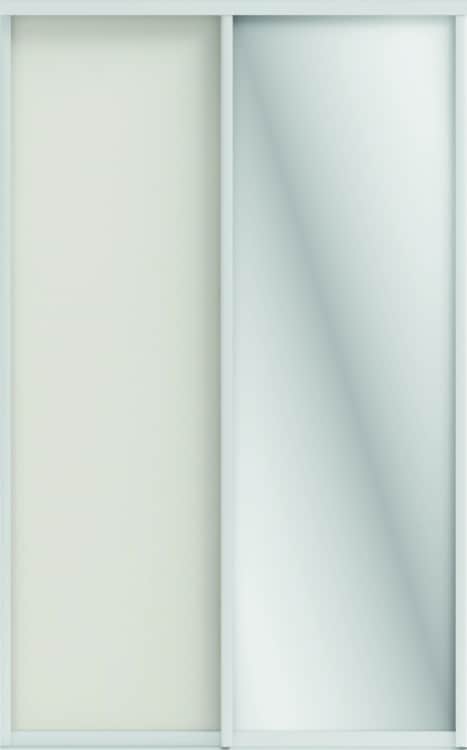 ОРИОН (ЗЕРКАЛО/ЛДСП), тэффи (легкий шелк)/профиль С хром, норма