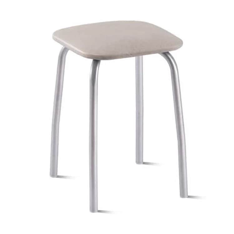 КУХОННЫЙ, сиденье:ВИК 627/84 (светло-серый)/каркас:алюминий (светло-серый), норма