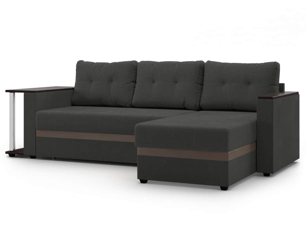 АТЛАНТА, cерый (Savana Grey)/коричневый (ECOstile Chocolate), норма