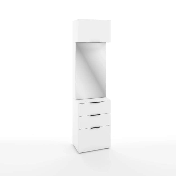 ОСЛО (OSLO), белый шагрень/ ручка СА-1, цвет - черный, Распродажа