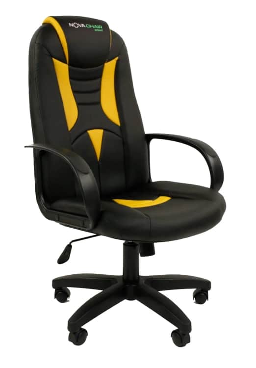 NOVA CHAIR GAME X3, черно-желтый, норма