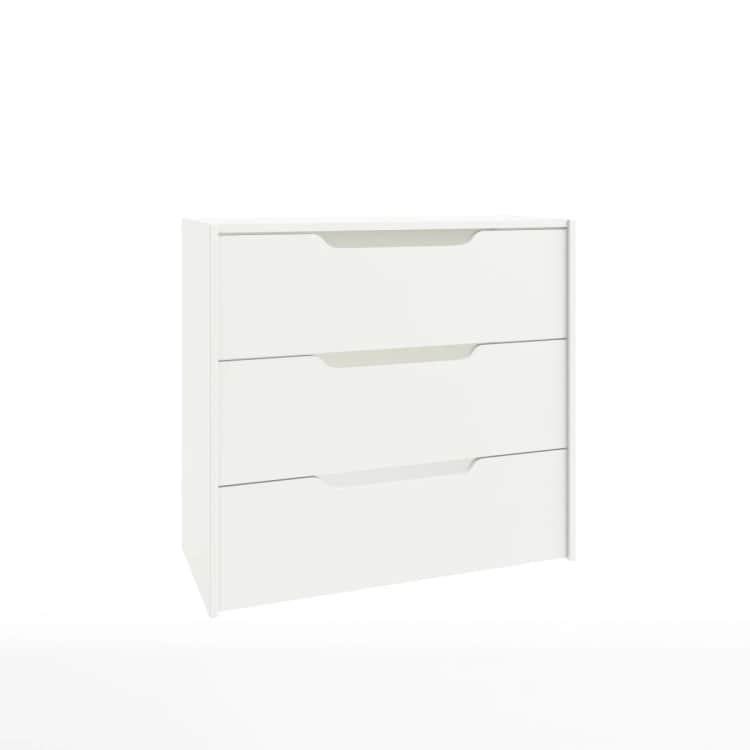 БЛОК ЯЩИКОВ ДЛЯ СЕКЦИИ 768*354 ММ (3 ЯЩ.) РАСКОМПЛЕКТ (450), белый шагрень, Распродажа