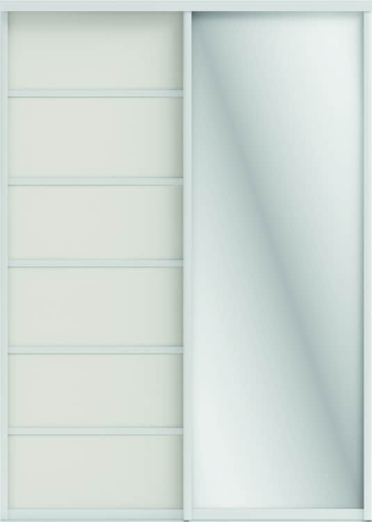 СТИВ (ЗЕРКАЛО/ЛДСП), тэффи/профиль С хром, норма