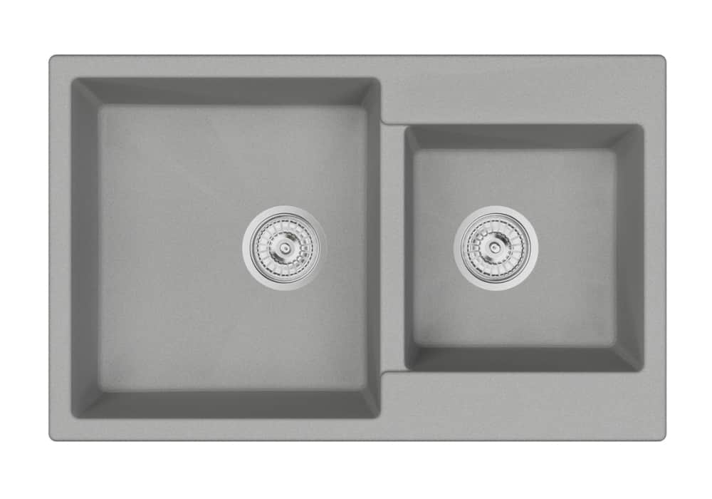 EMAR ГРАНИТ EMQ-2800.Q МОЙКА ВРЕЗНАЯ ДВЕ ЧАШИ 800*500, барит, норма