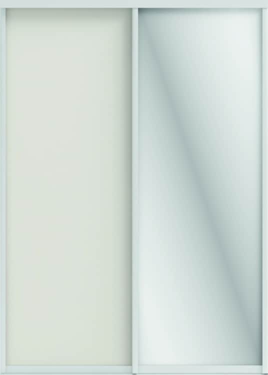 ОРИОН (ЗЕРКАЛО/ЛДСП), тэффи (легкий шелк)/профиль С хром, норма