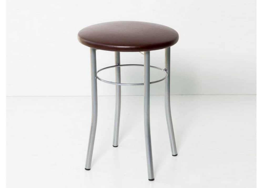 ЛОТОС (ЭКСТРА), ножки серебро/мягкая часть С.-221 (шоколад), норма