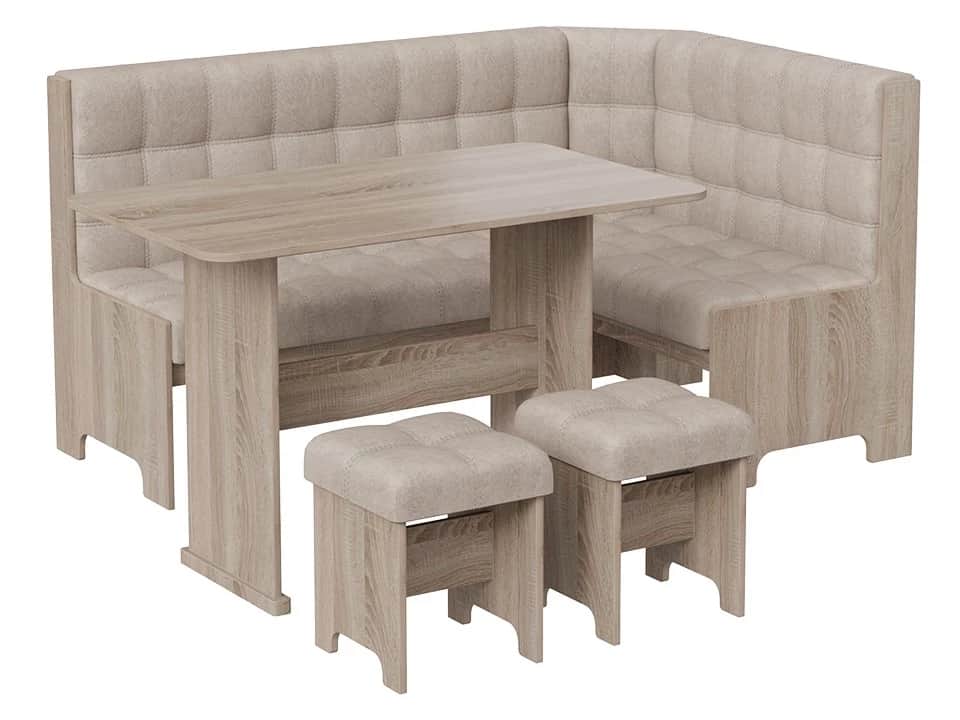 ФЛОРИДА, дуб крафт золотой/микровелюр Wellmart Latte, норма