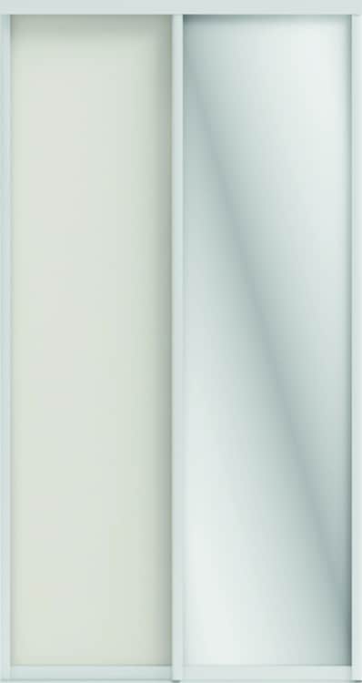 ОРИОН (ЗЕРКАЛО/ЛДСП), тэффи (легкий шелк)/профиль С хром, норма