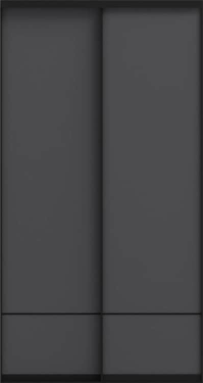 СЛИМ (SLIM) (ЛДСП), графит/профиль черный Slim, норма