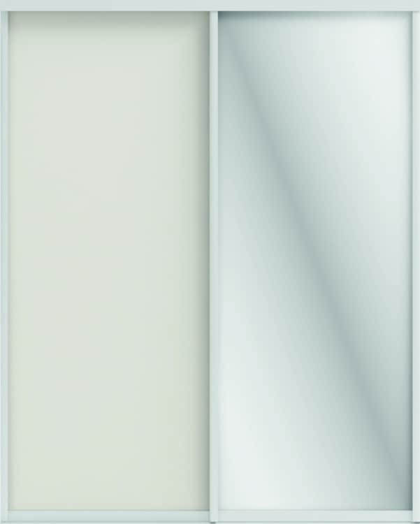 ОРИОН (ЗЕРКАЛО/ЛДСП), тэффи (легкий шелк)/профиль С хром, норма