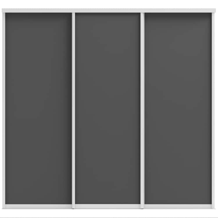 ОРИОН (ЛДСП), графит/профиль С хром, норма