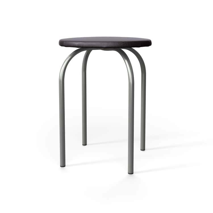 ЛОТОС, ножки серебро/мягкая часть Борнео умбер, норма