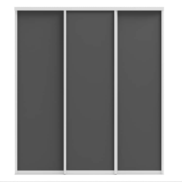 ОРИОН (ЛДСП), графит/профиль С хром, норма