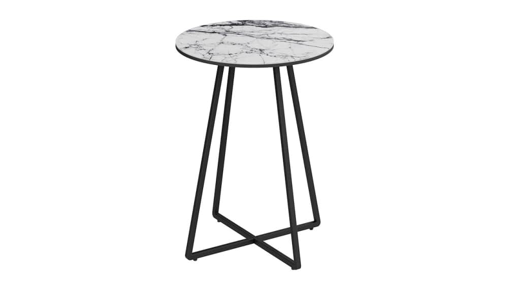 ДП 1-04-15, черный/стекло мрамор белый, норма