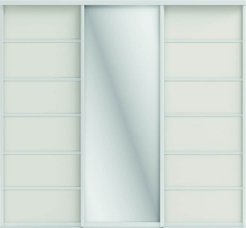 СТИВ (ЗЕРКАЛО/ЛДСП), тэффи/профиль С хром, норма