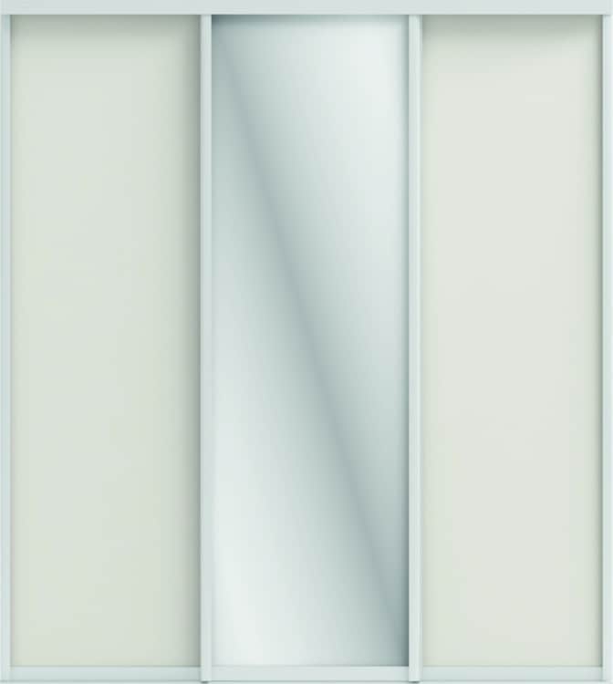 ОРИОН (ЗЕРКАЛО/ЛДСП), тэффи (легкий шелк)/профиль С хром, норма