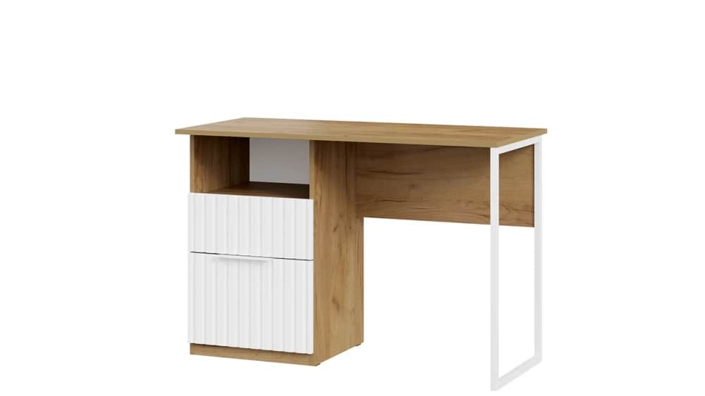 ХИЛТОН, дуб крафт золотой/белый матовый, норма