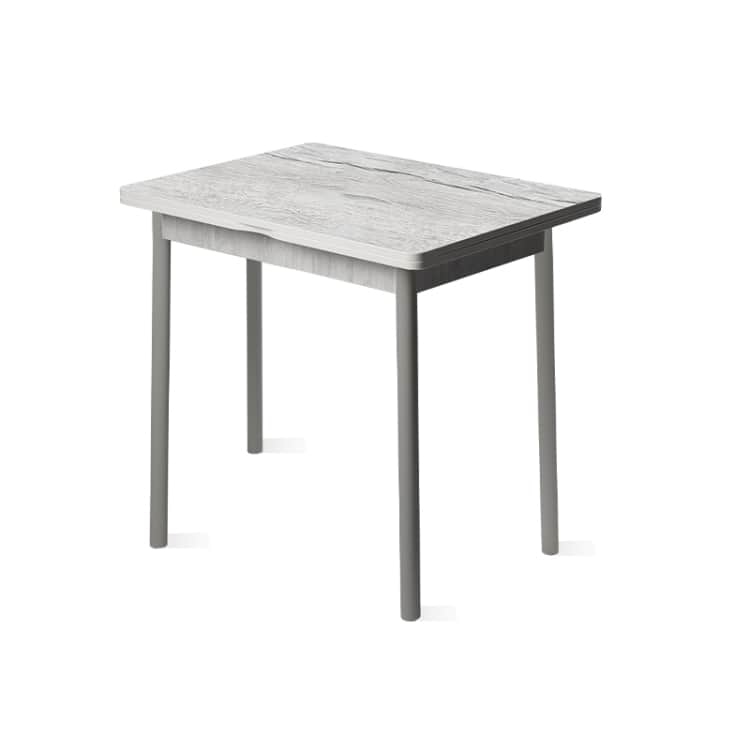 ДУЭТ СОР-4, столешница: Дуб канадский/ каркас: Алюминий RAL 9006, норма