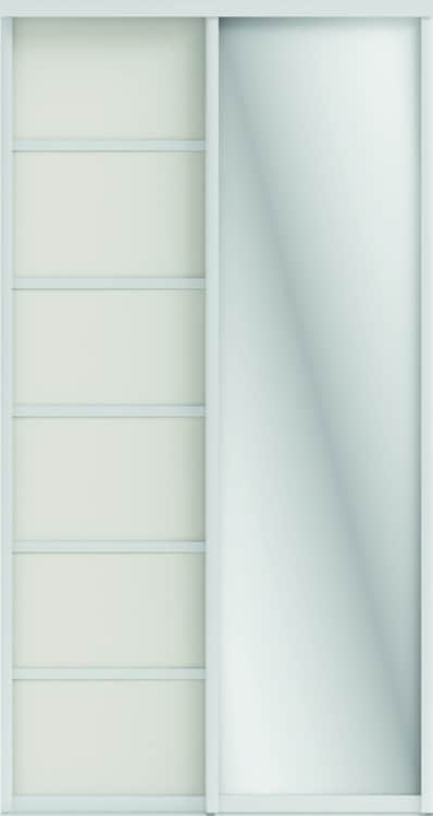 СТИВ (ЗЕРКАЛО/ЛДСП), тэффи/профиль С хром, норма