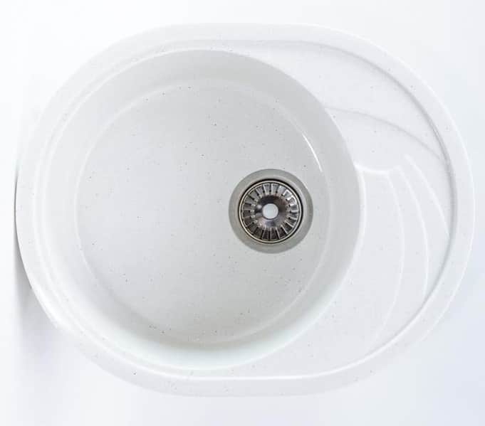 EMAR МРАМОР EMМ-156 МОЙКА ВРЕЗНАЯ 560*460 ММ, альпы, норма