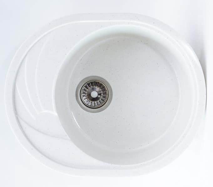 EMAR МРАМОР EMМ-156 МОЙКА ВРЕЗНАЯ 560*460 ММ, альпы, норма