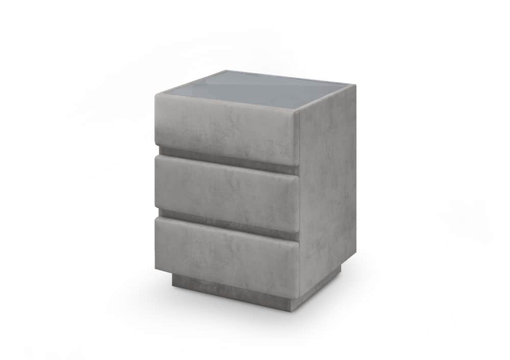 ГЛОРИЯ 3 (GLORIA 3), велюр Велютто 07/стекло прозрачное, норма