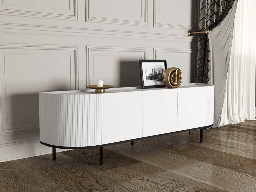 ЭЛИС, мдф белый+лдсп белый, корпус белый, Распродажа