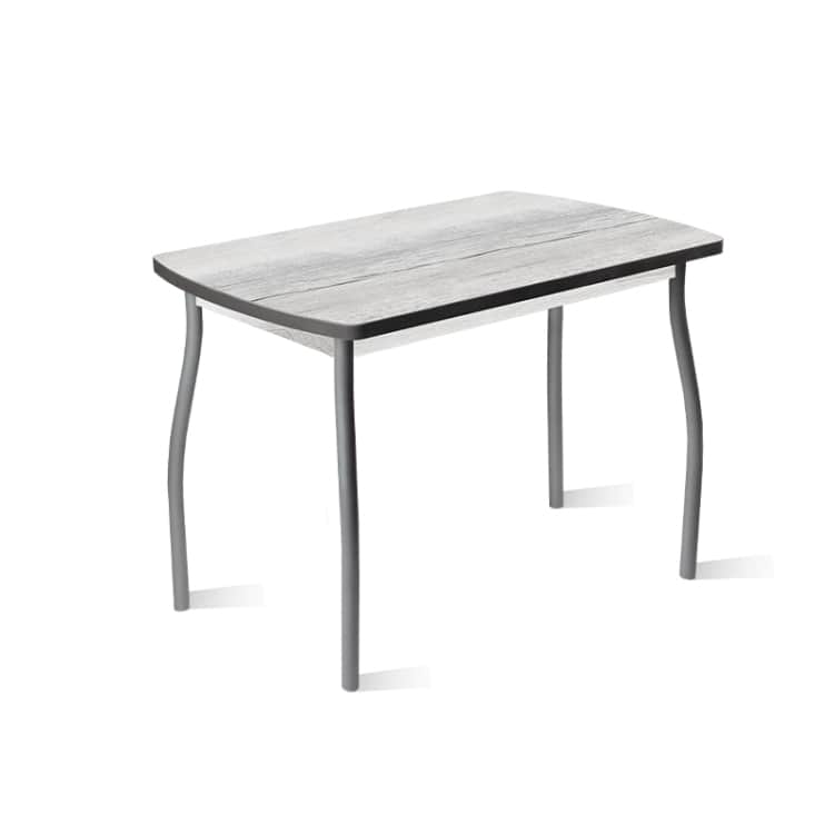 ГРАНД.4, столешница: дуб канадский/каркас: алюминий (№1, D38 волна), норма