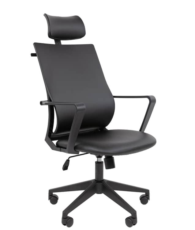 CHAIRMAN 545 ЭКО, экокожа черная, норма