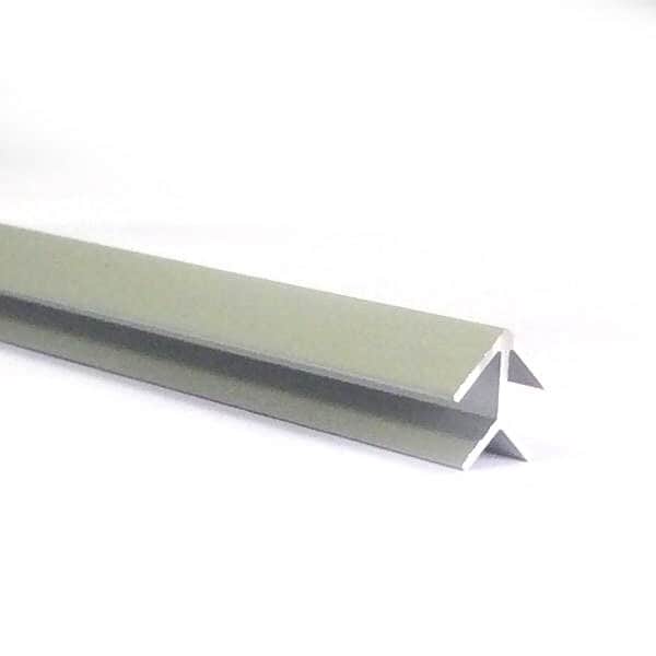 Планка к мебельному щиту угловая (СОЮЗ, Кедр), (стеновая 4мм) аллюминиевая, норма