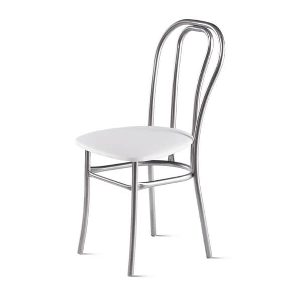 ВЕНСКИЙ, сиденье: ВИК MARVEL white (белый)/каркас:алюминий (светло-серый), норма