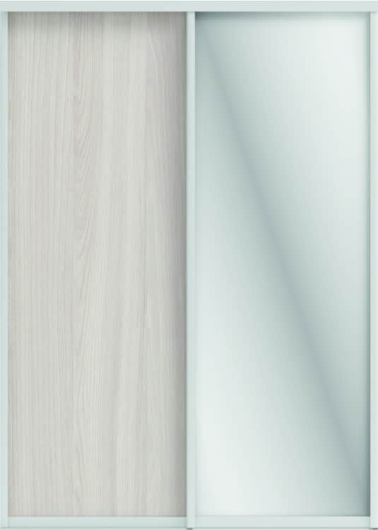 ОРИОН (ЗЕРКАЛО/ЛДСП), ясень светлый/профиль С хро, норма