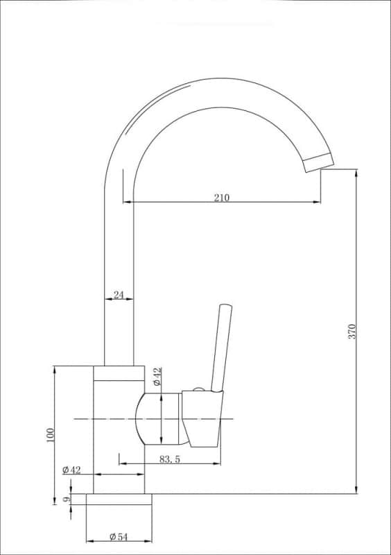 EMAR гранит ЕС-3004, смеситель - изображение 2