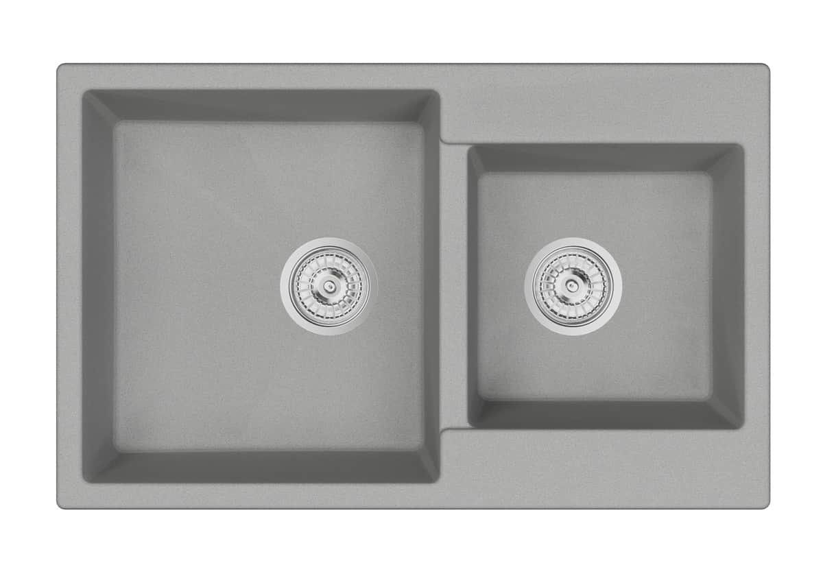 EMAR ГРАНИТ EMQ-2800.Q МОЙКА ВРЕЗНАЯ ДВЕ ЧАШИ 800*500 - изображение 1