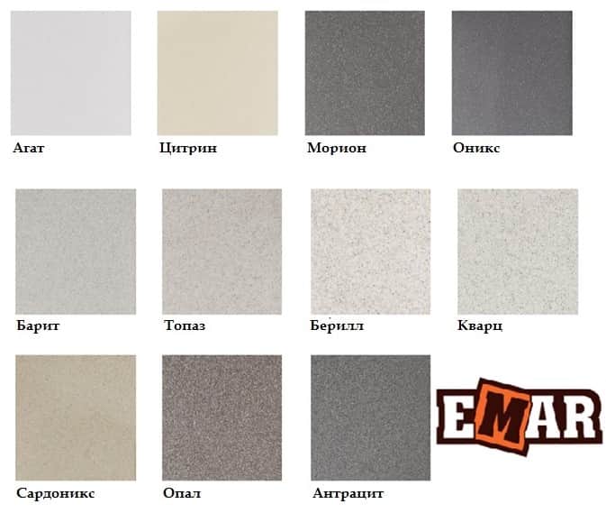EMAR гранит ЕС-3011, смеситель - изображение 2