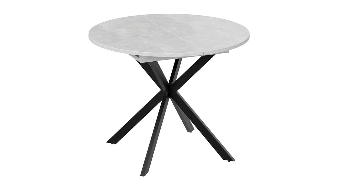 МЭДИСОН стол обеденный раздвижной (тип 1) 1000(1315)*1000*750 - изображение 1