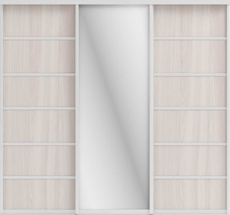 Комплект дверей СТИВ (ЗЕРКАЛО/ЛДСП) - изображение 1