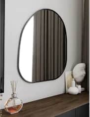 Зеркало ЗЕРКАЛО НАВЕСНОЕ Z-14 740Х795 ММ С ЧЕРНОЙ РАМКОЙ - изображение 1