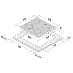 Варочные панели KRONA ORSA 60 BL - изображение 2
