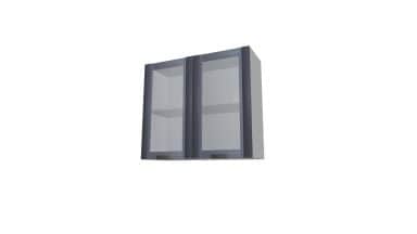 Шкаф-витрина универсальный с 2 распашными дверьми (ВРР (унив.)) (ШхВхГ: 800x700x280) - изображение 1